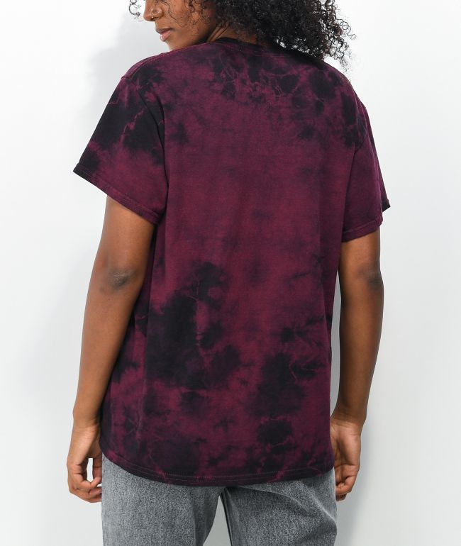 NoHours Truly Maroon Wash T-Shirt - thumbnail 3