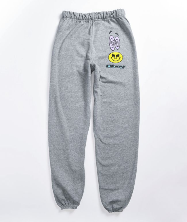 Obey Acid Crash Grey Sweatpants