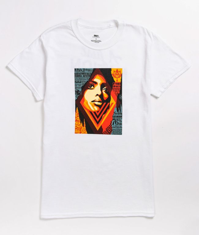 Obey Bias By Numbers White T-Shirt