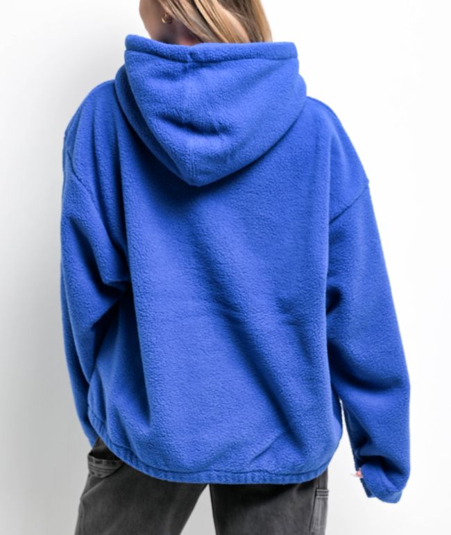 Obey Collegiate Blue Fleece Hoodie - thumbnail 2