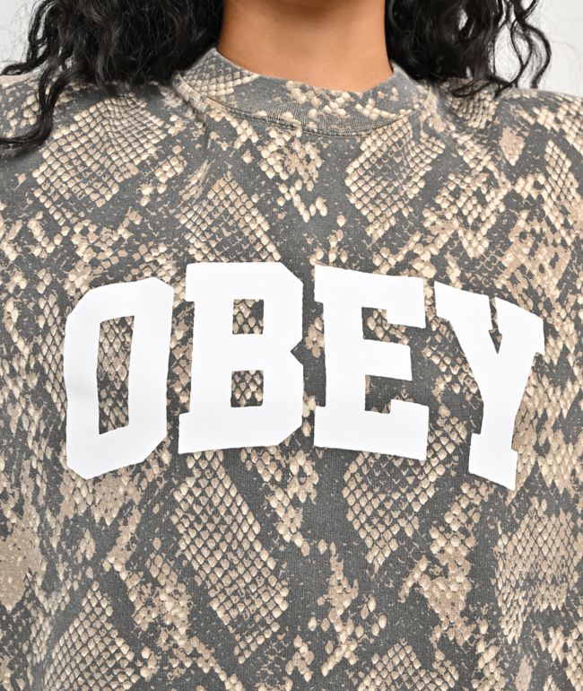 Obey Collegiate Rattlesnake T-Shirt - thumbnail 3