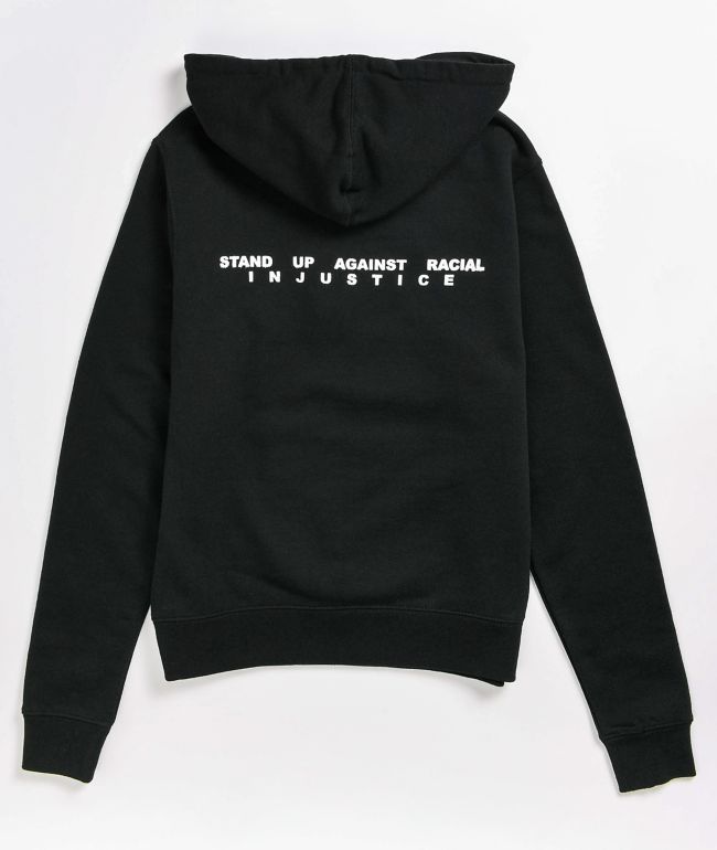 Obey Defend Black Lives Black Hoodie - thumbnail 2