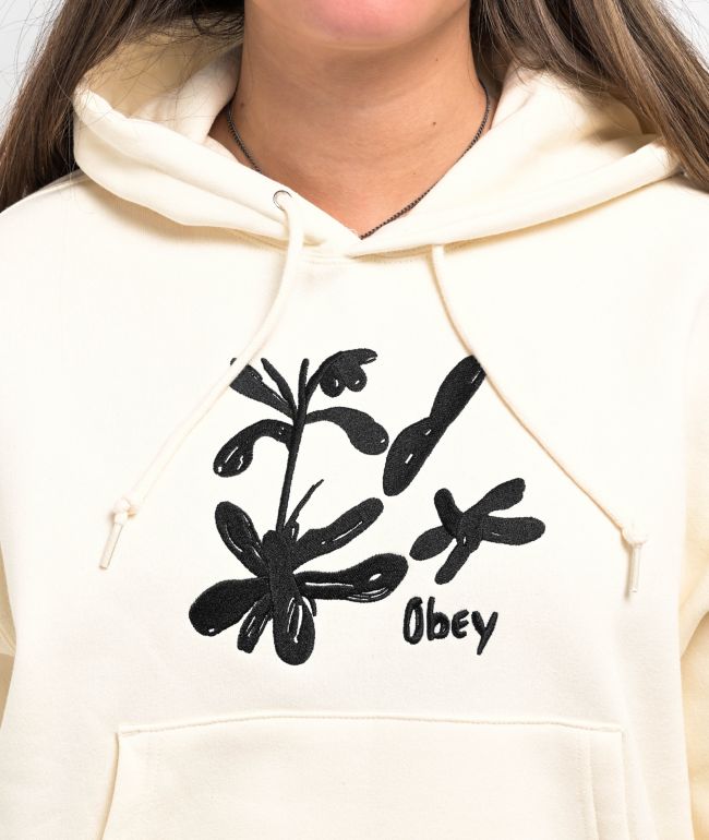 Obey Ellis Natural Hoodie - thumbnail 3