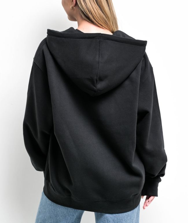 Obey Established Works Black Zip Hoodie - thumbnail 2