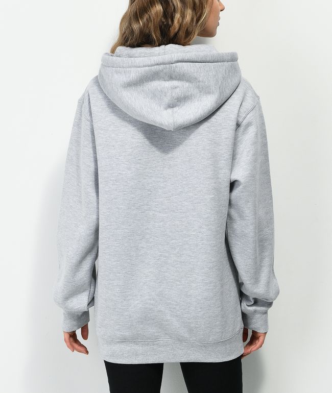 Obey Flames Grey Hoodie - thumbnail 3