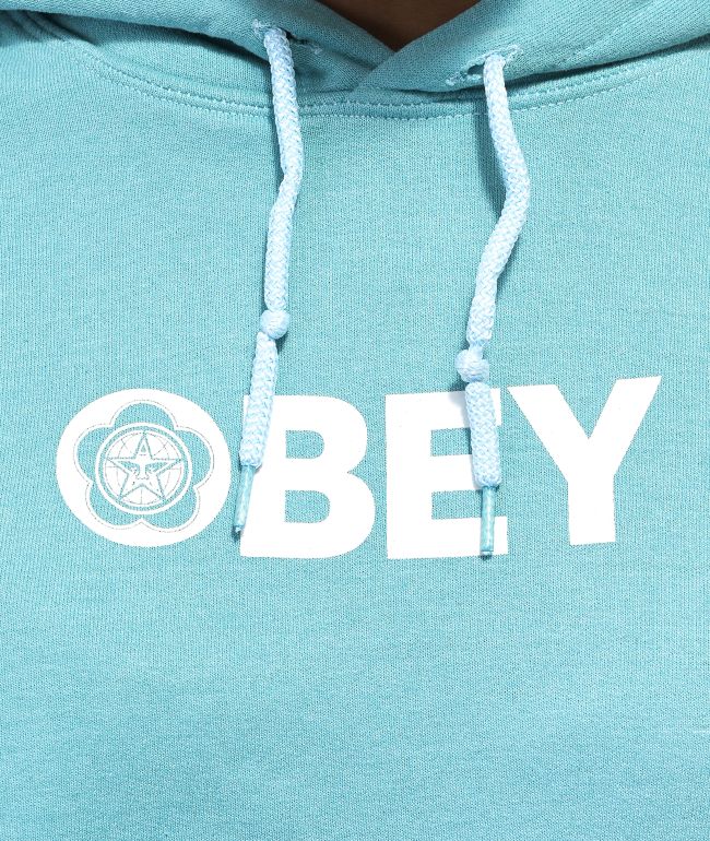 Obey Freedom Blue Hoodie - thumbnail 3