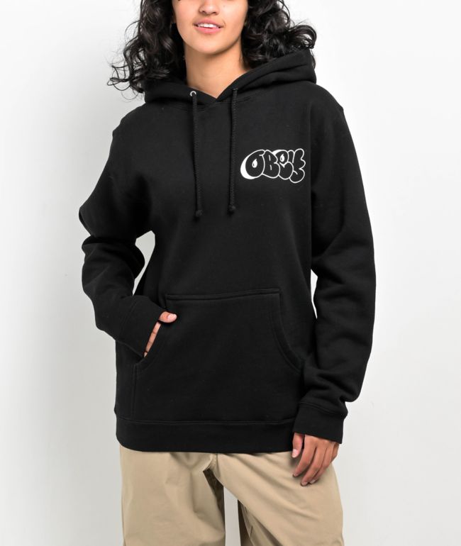 Obey Graffiti 2 Black Hoodie - thumbnail 2