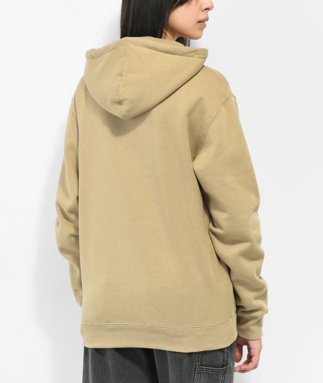 Obey Groovy Daisies Tan Hoodie - thumbnail 2