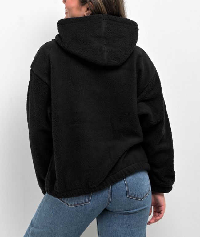 Obey Harper Black Fleece Hoodie - thumbnail 2