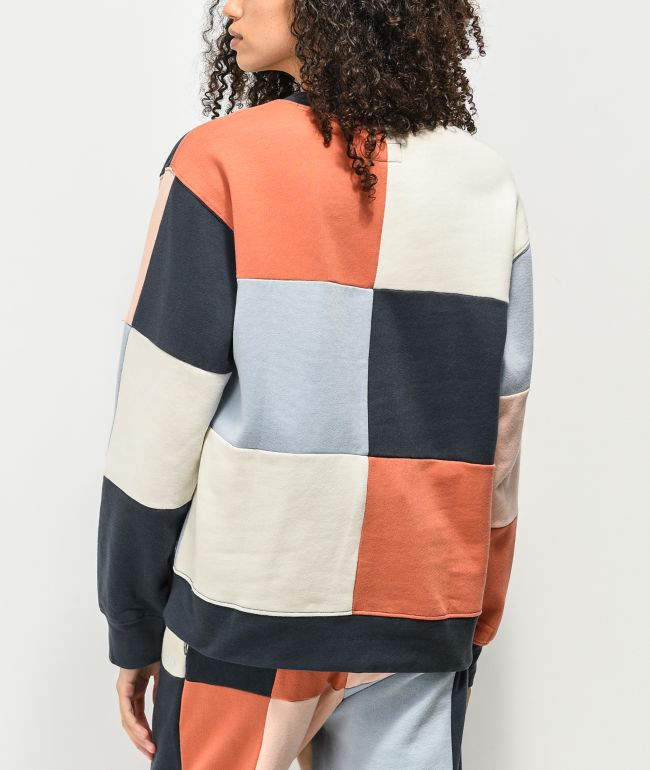 Obey Lockdown Colorblock Crewneck Sweatshirt - thumbnail 2