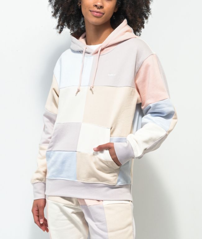 Obey Lockdown Pastel Colorblock Hoodie