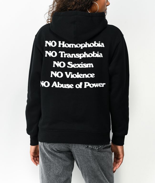 Obey Love Is Cure Black Hoodie