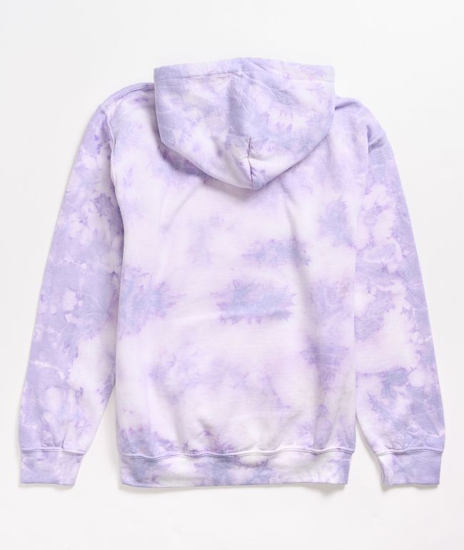 Obey Make Art Not War Lavender Tie Dye Hoodie - thumbnail 2
