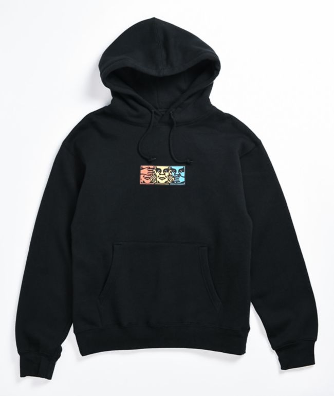 Obey No Evil Black Hoodie