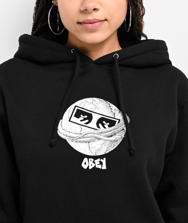 Obey Ouroboros Black Hoodie - thumbnail 3
