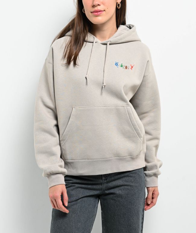 Obey Play Silver Grey Hoodie - thumbnail 2