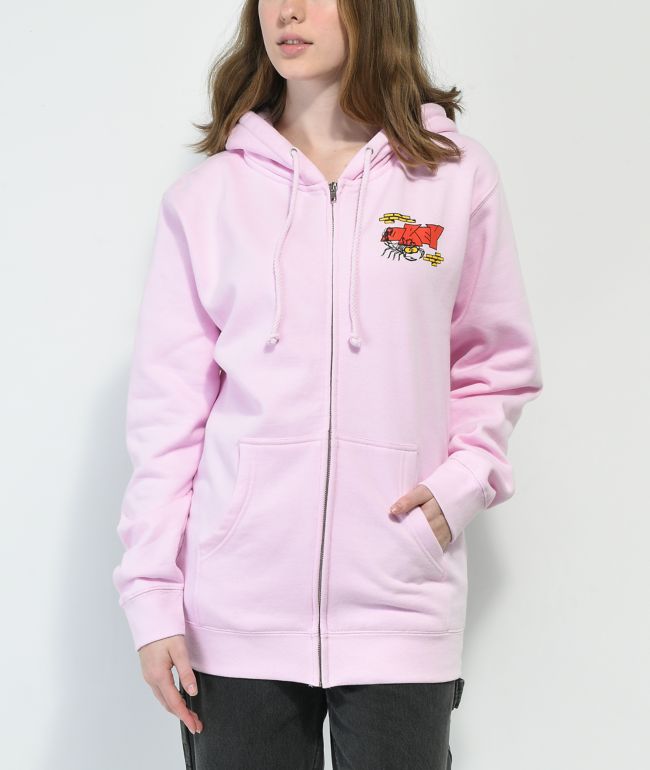 Obey Scorpion Pink Zip Hoodie - thumbnail 2