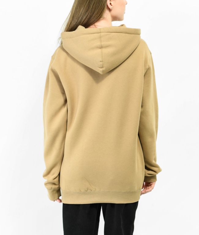 Obey Worm Sandstone Brown Hoodie - thumbnail 2