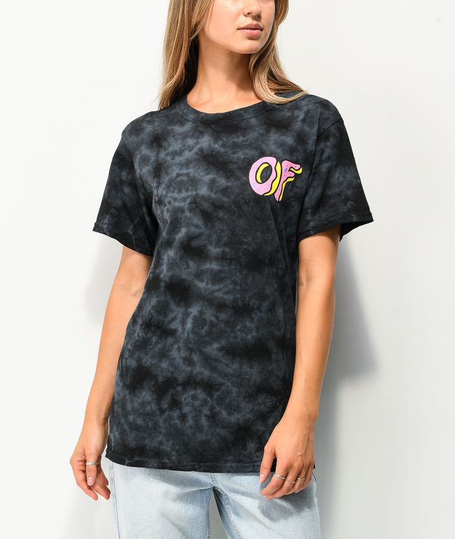 Odd Future Black Wash Tie Dye T-Shirt - thumbnail 2