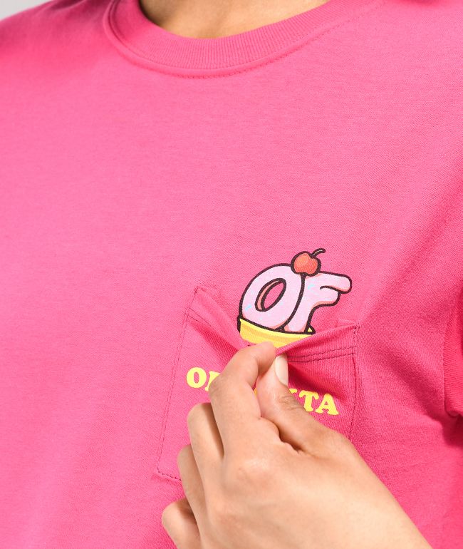 Odd Future Cherry On Top Pink T-Shirt - thumbnail 3