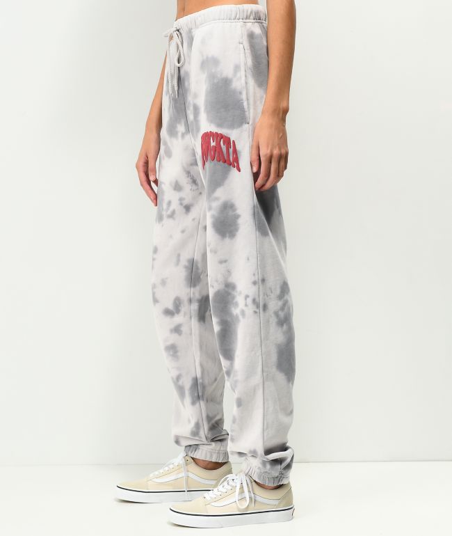 Odd Future Grey Tie Dye Sweatpants - thumbnail 3
