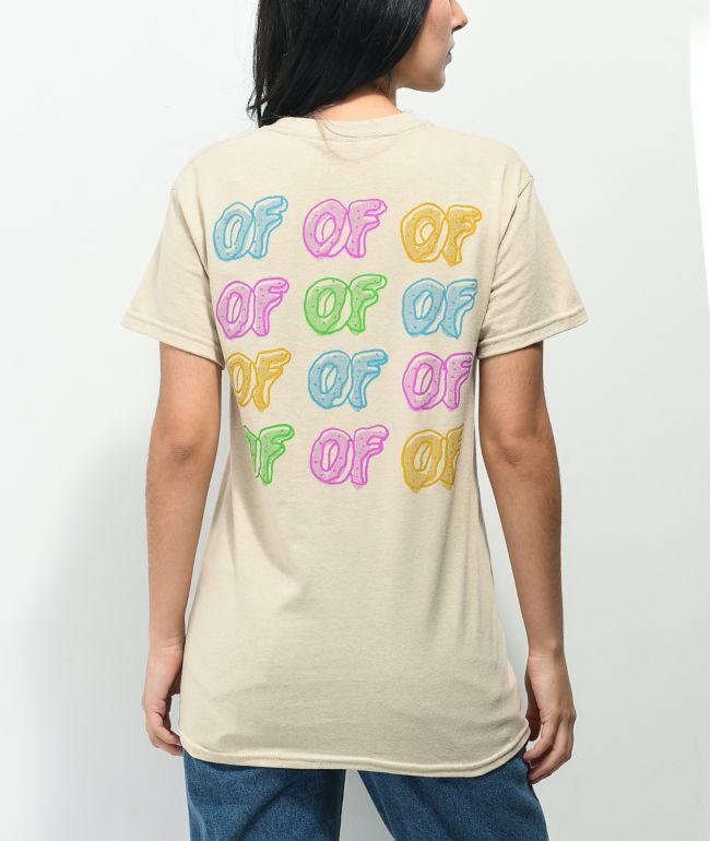 Odd Future Grid Lock Sand T-Shirt