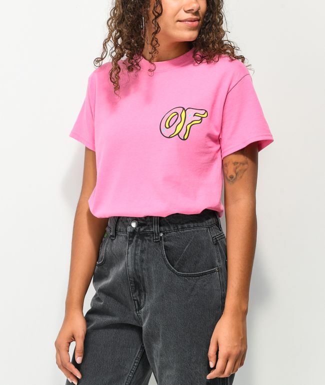 Odd Future Logo Pink T-Shirt - thumbnail 3