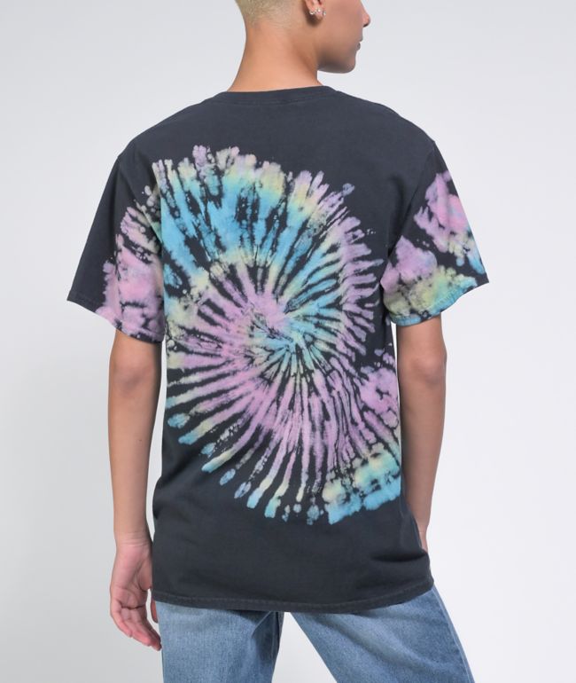 Odd Future Multi Spiral Tie Dye T-Shirt - thumbnail 2