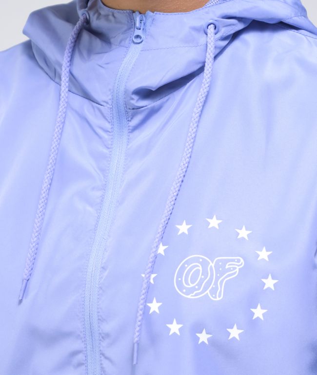 Odd Future Pastel Purple Hooded Windbreaker Jacket - thumbnail 3