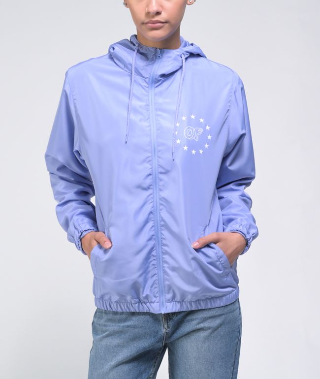 Odd Future Pastel Purple Hooded Windbreaker Jacket - thumbnail 2