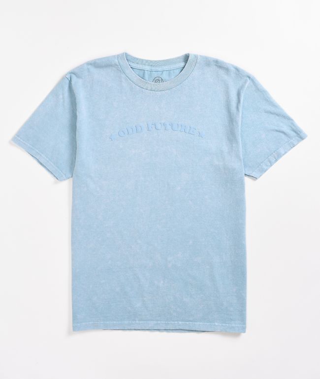 Odd Future Puff Print Blue Wash T-Shirt