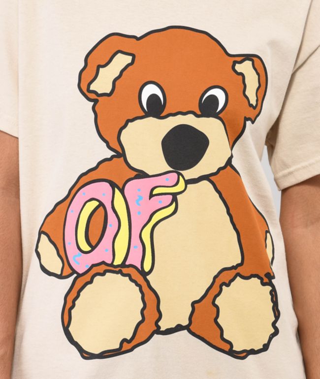 Odd Future Teddy Bear Logo Tan T-Shirt - thumbnail 2