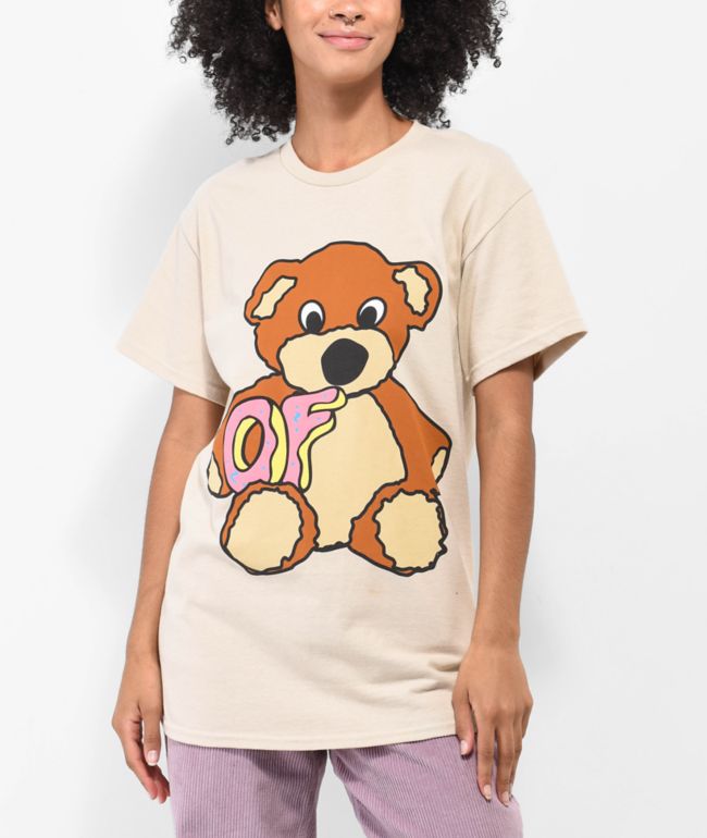 Odd Future Teddy Bear Logo Tan T-Shirt