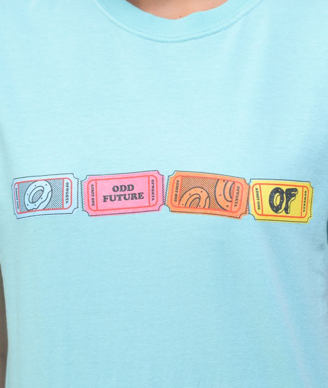 Odd Future Tickets Mint T-Shirt - thumbnail 3