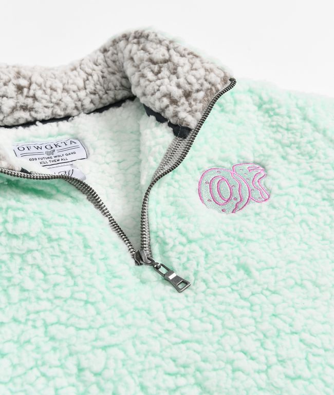 Odd Future Wubby Mint Quarter-Zip Jacket - thumbnail 3