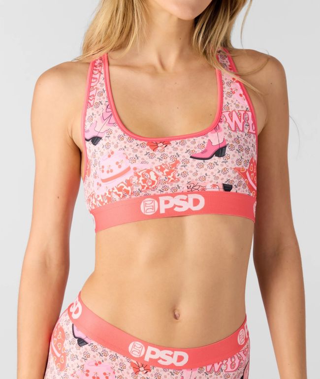PSD Howdy Love Pink Sports Bra - thumbnail 3