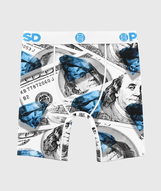 PSD Kids Blue Cash Boxer Briefs - thumbnail 2