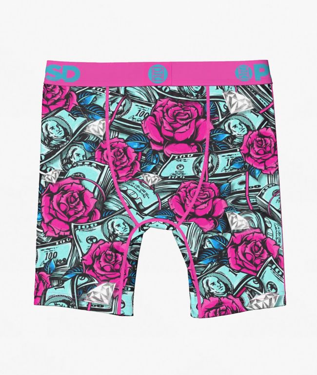 PSD Kids Stacked Roses Boxer Briefs - thumbnail 2