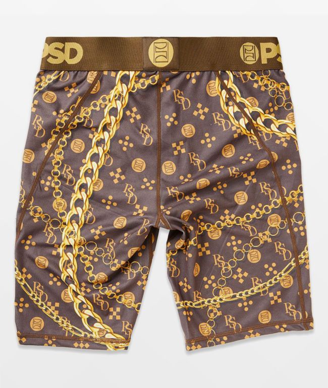 PSD Luxe Brown Bike Shorts - thumbnail 2