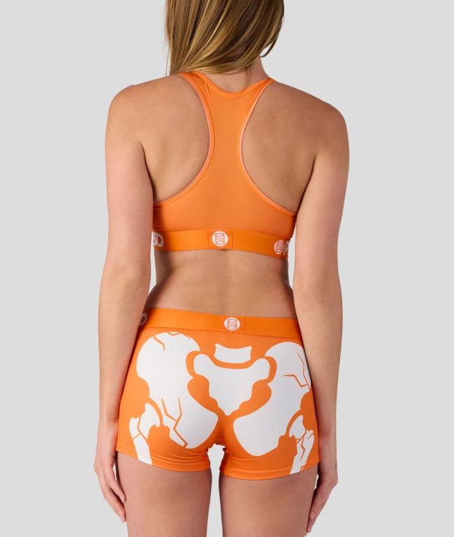 PSD Snapped Skeleton Orange Boyshort Underwear - thumbnail 2