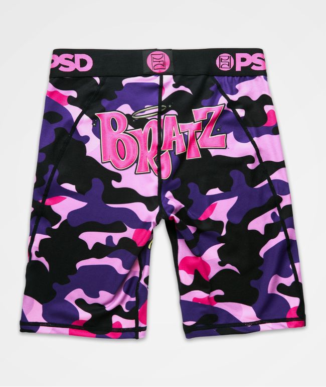 PSD x Bratz Purple Camo Bike Shorts