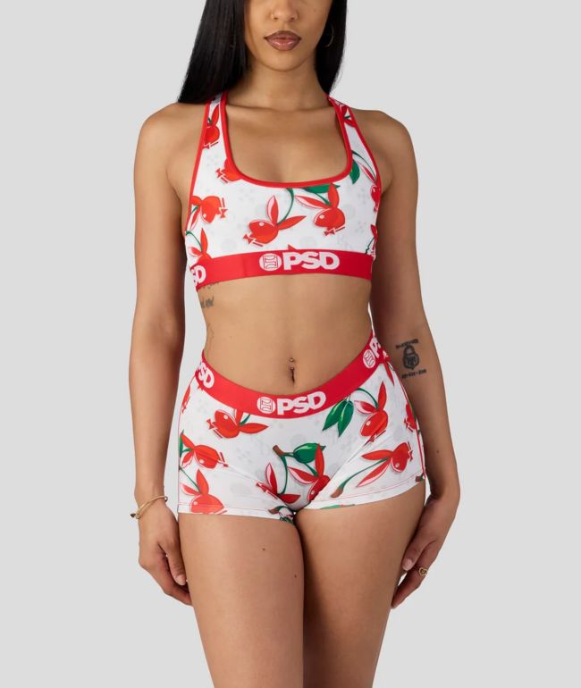 PSD x Playboy Cherry Lux Boyshort Underwear