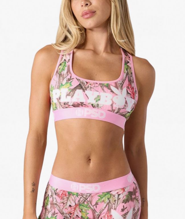 PSD x Playboy Woods Pink Sports Bra
