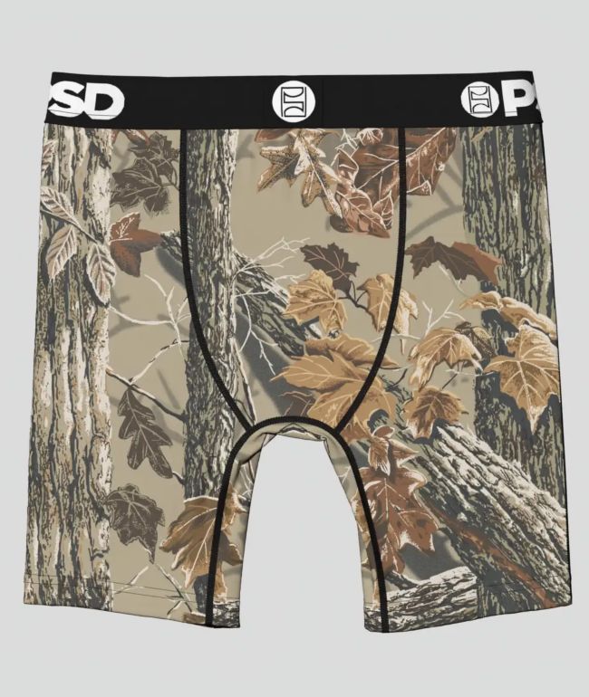 PSD x Realtree Kids Xtra Grey Camo Boxer Briefs - thumbnail 2