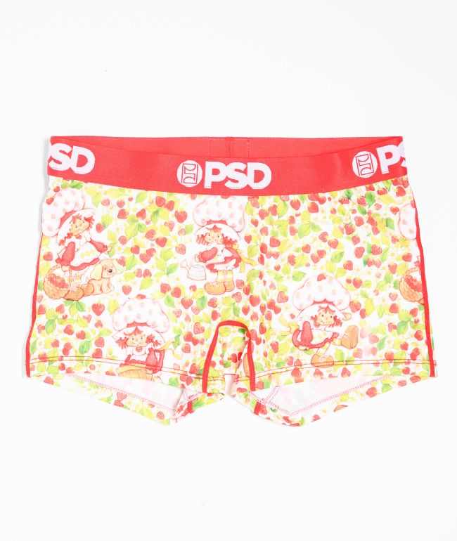 PSD x Strawberry Shortcake Berry Field Red Boyshort Underwear