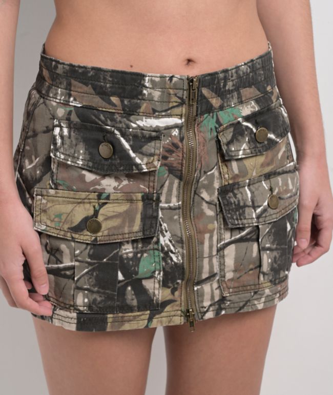 PTCL Camo Cargo Mini Skirt - thumbnail 3