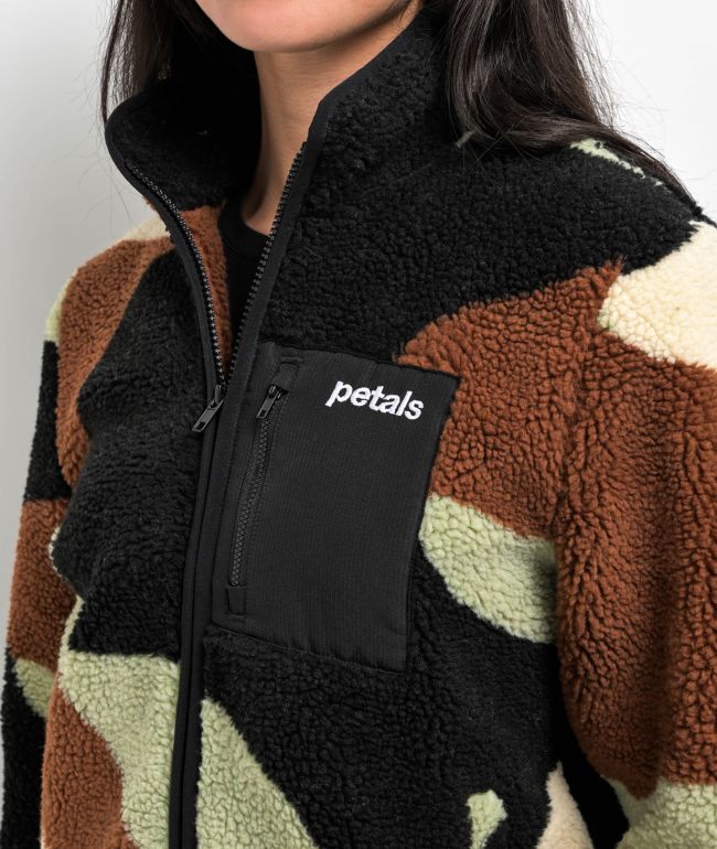 Petals Bowery Camo Sherpa Jacket - thumbnail 3