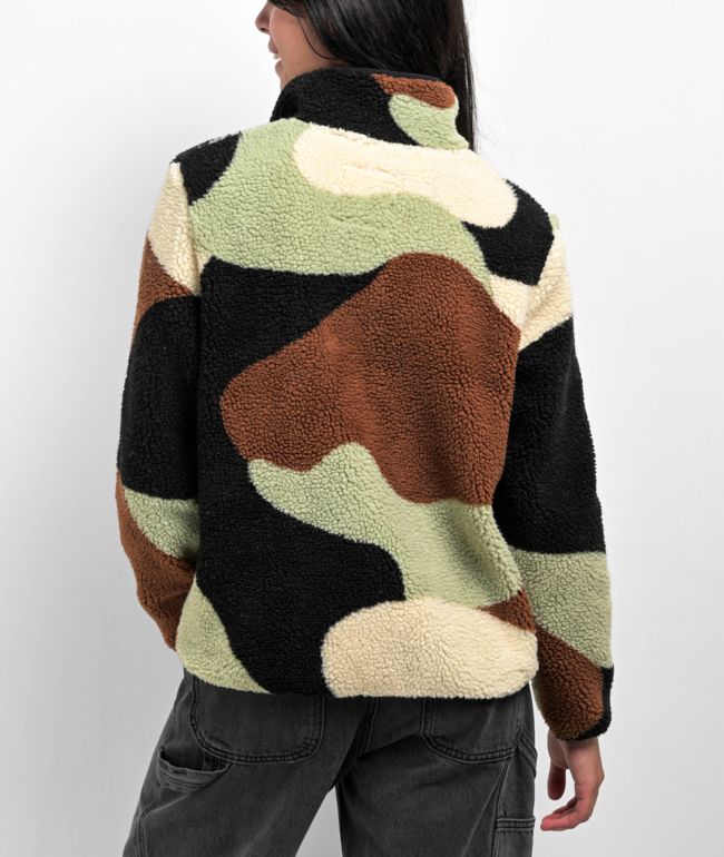 Petals Bowery Camo Sherpa Jacket - thumbnail 2