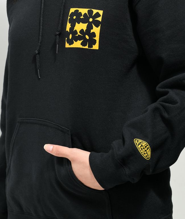 Petals and Peacocks Connections Black Hoodie - thumbnail 3