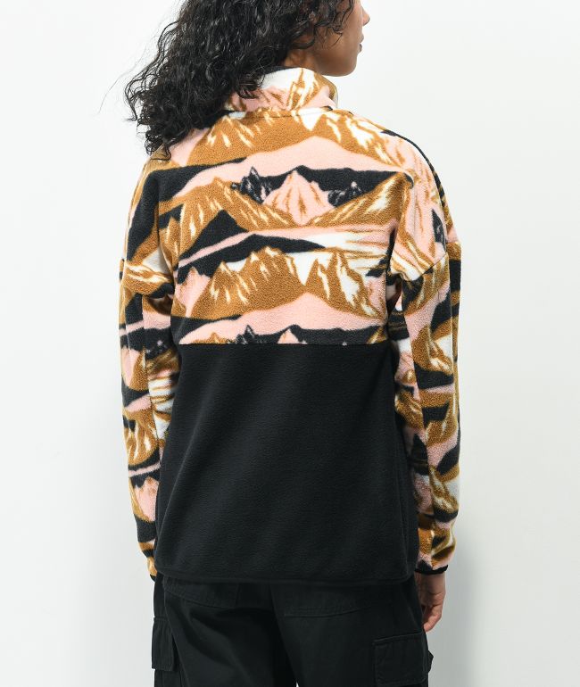 Picture Organic Arcca Mountain Camo Quarter-Button Tech Fleece - thumbnail 3